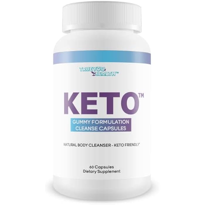 Keto Gummy Formulation Cleanse Capsules - Aid Cleansing & Detoxification - Help Flush Waste & Toxins - Natural Body Cleanser Support for Health & Wellness - Advanced Keto Cleanse Detox with Probiotics - Image 1