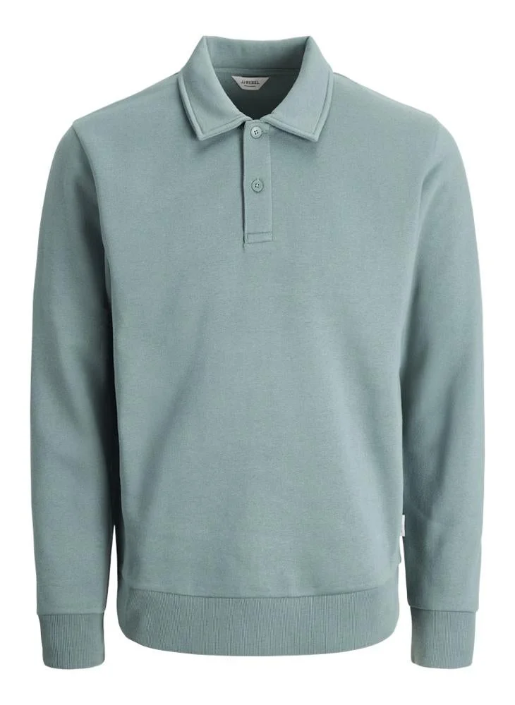 JJ Rebel Long Regular Fit Sleeve Polo Sweatshirt