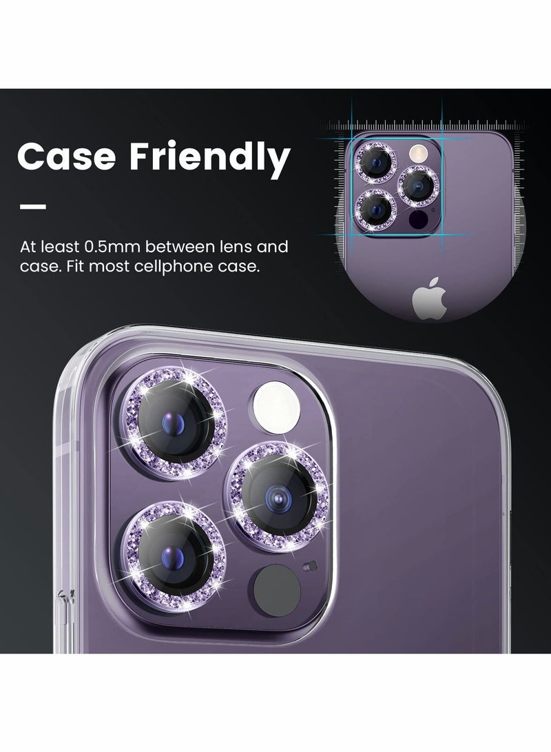 Excefore Camera Lens Protector for iPhone 14 Pro / 14 Pro Max, 9H Tempered Glass Camera Cover Screen Protector  - Image 3