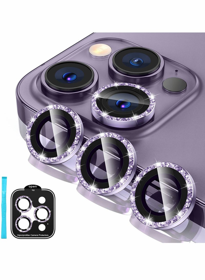 Excefore Camera Lens Protector for iPhone 14 Pro / 14 Pro Max, 9H Tempered Glass Camera Cover Screen Protector  - Image 1