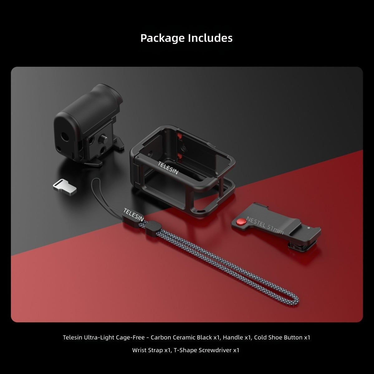 telesin Telesin Tayxun With Dji ACTION6 Metal Cage 150 g ZB6591059B98FF2EE1E69Z