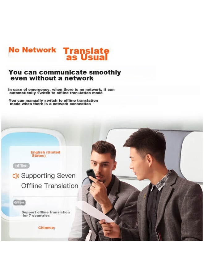Joner Zhun'er Translation Machine 4.0, Multi-language Intelligent Voice Translator, Oral English Learning Device, Photo Translation, Electronic Dictionary, Voice Recording Transcription, Offline Translation Tool For Studying Abroad - Image 3