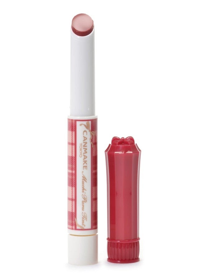 CANMAKE Muchi Puru Tint, 0.1 oz (2.5 g), Volume, Glossy Tint, Refreshing Feel (03 Wine Berry) - Image 1