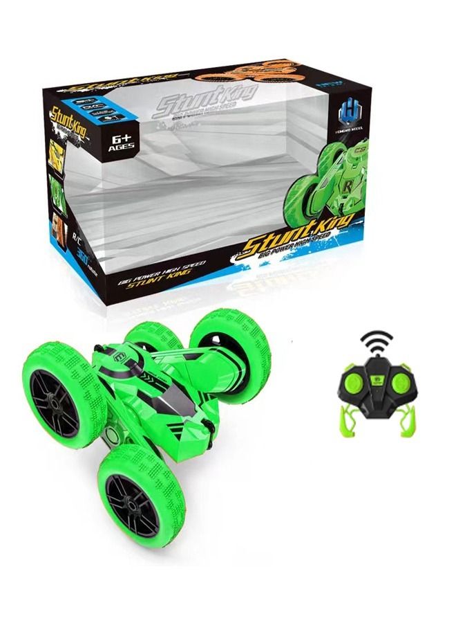 Remote Control Car High Speed Strong Power Fast 360 Degrees Flips Double Sided Rotating Tumbling 4 Wheels Stunt Car Off-road Racing Toy for Children  - Image 1