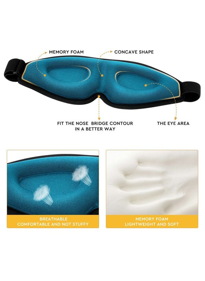 Modvel Sleep Mask for Women and Men，The 3D Sleep Eye Mask Has a Wide and Deep Eye Socket, Blocks Out Light Perfectly, Does Not Press The Eyeball, Comfortable, Soft for Travel，Naps, Yoga  - Image 5