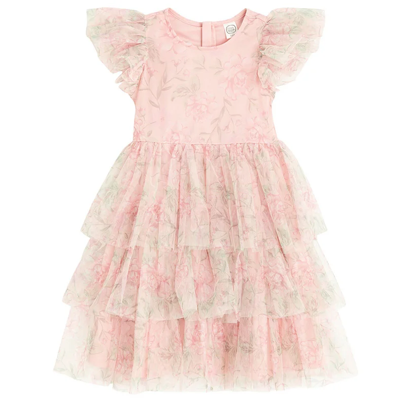 Cool Club BEIGE POLYESTER DRESS S/S