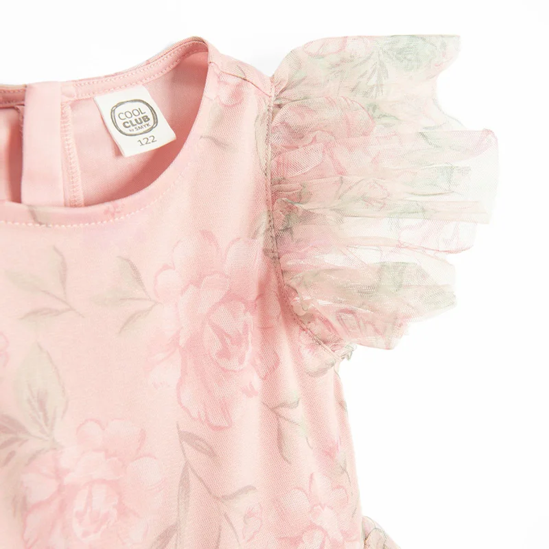 Cool Club BEIGE POLYESTER DRESS S/S