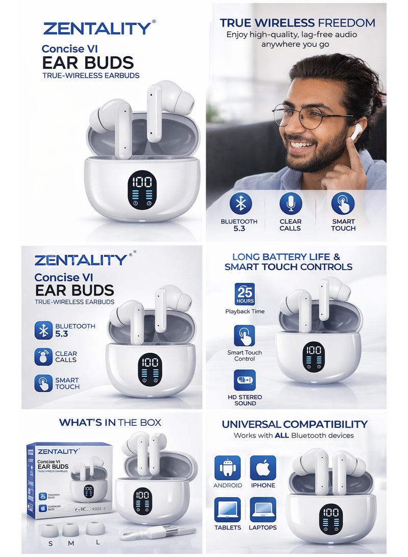 ZENTALITY CONCISE VI EARBUDS TRUE WIRELESS EARBUDS - Image 4