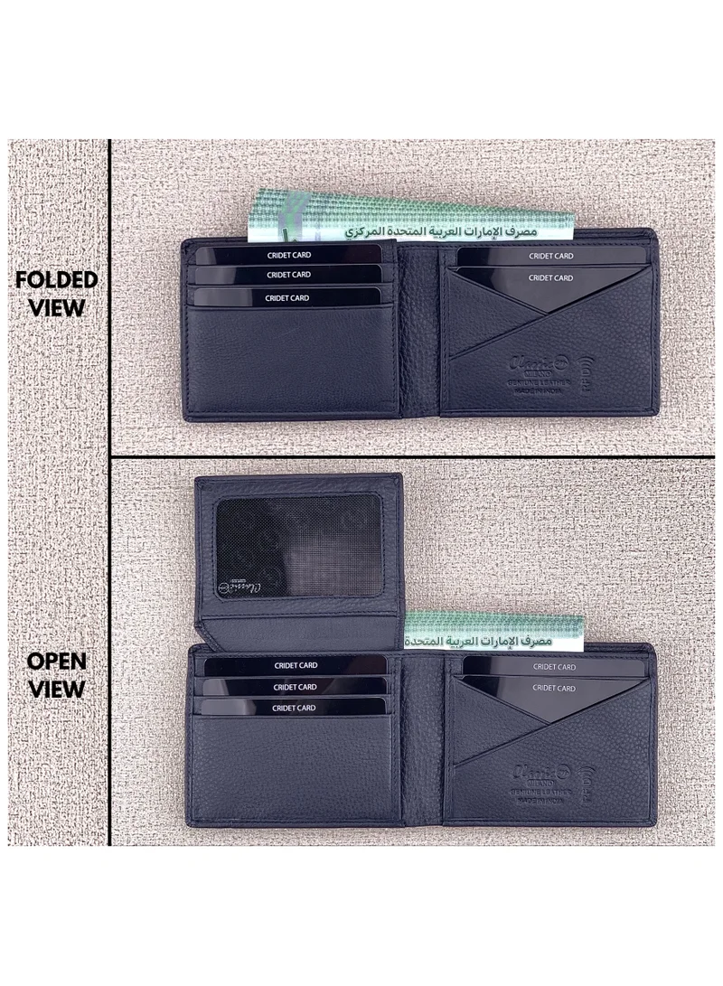Classic Milano Classic Milano Genuine Leather Wallet for Men – Slim Bifold Men’s Wallet with RFID Blocking, Multiple Card Slots – Stylish Mens Purse Wallets Gift for Husband, Father