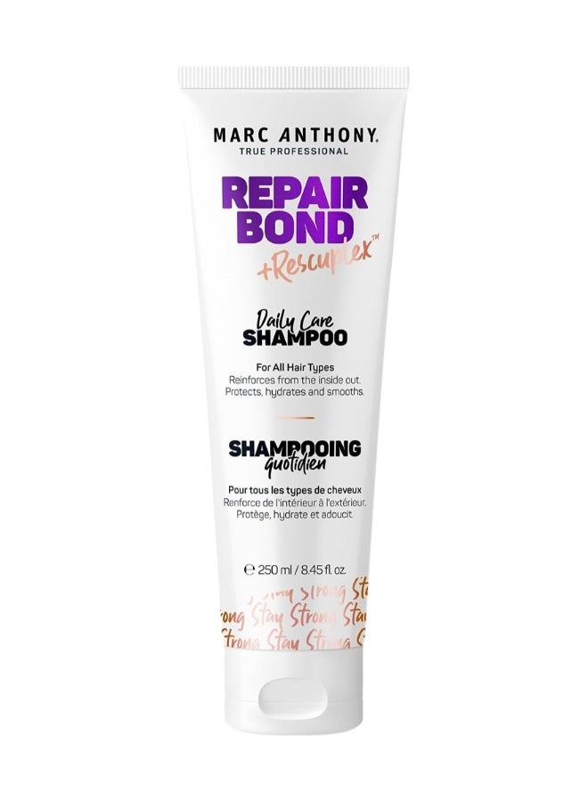 Marc Anthony Repair Bond +Rescuex Daily Care Shampoo, Infused With Bond-Strengthening Ingredients, Reinforcing And Hydrating, 250Ml - Image 1