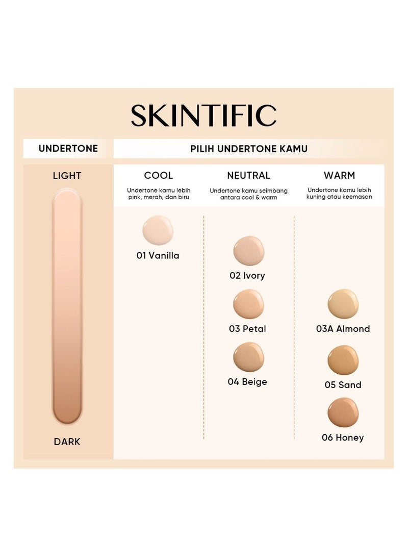 Skintific shade 03 petal refill cover all perfect cushion - Image 2