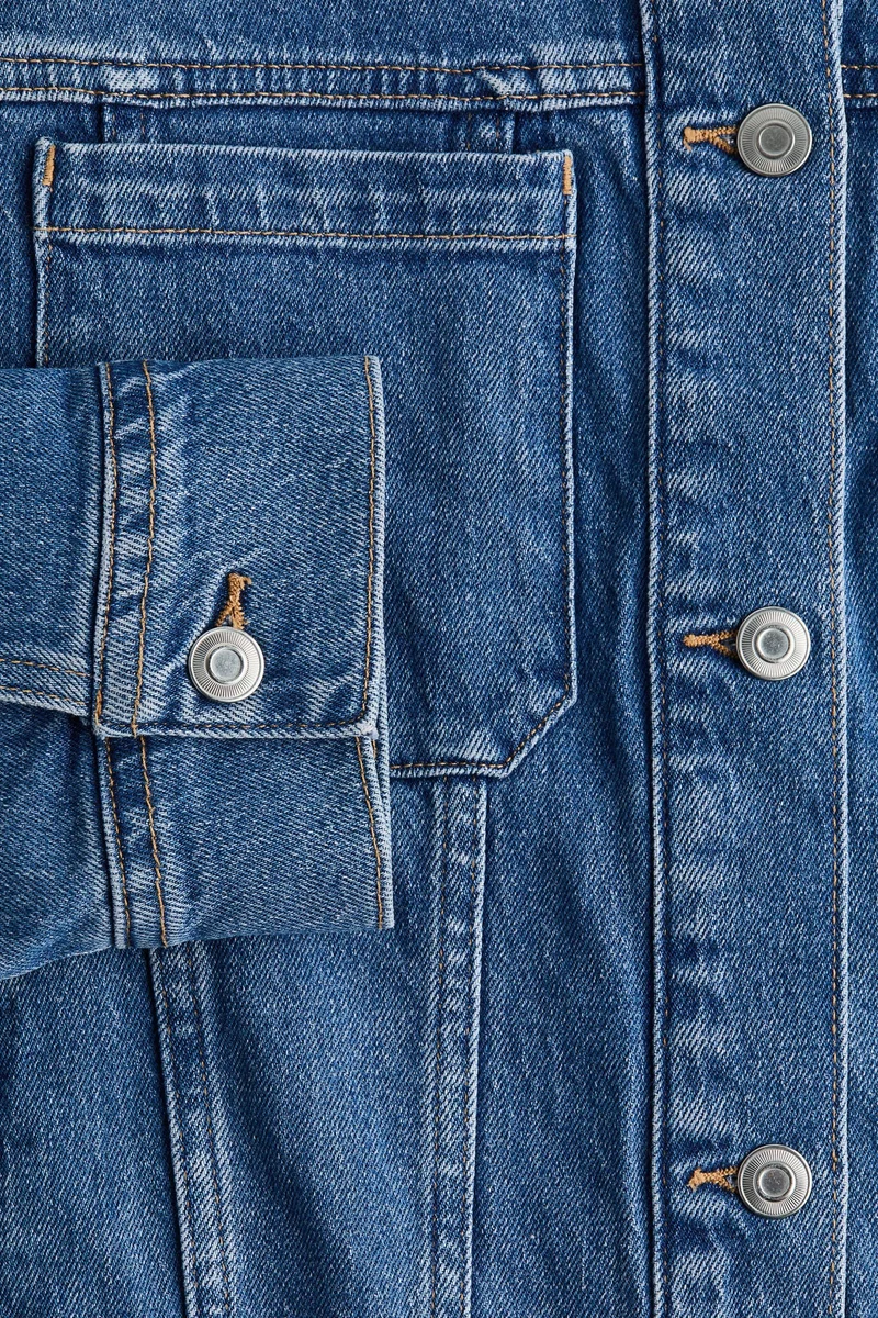 H&M  Collarless trucker jacket for Women | Best Price UAE