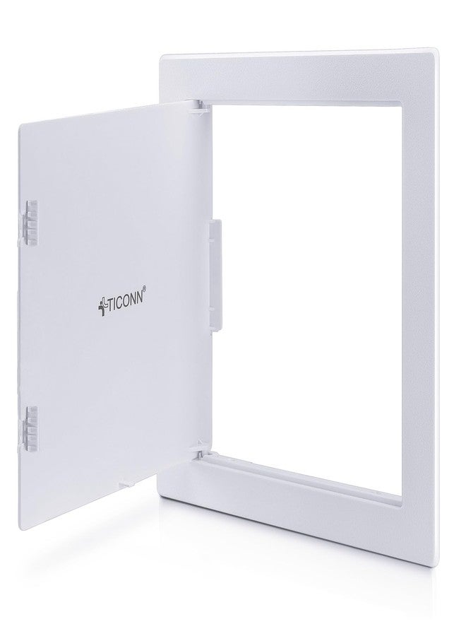 TICONN Access Panel for Drywall, 12 x12 Inch ABS Plastic Wall Hole Cover Access Doors, Easy Install Plumbing Wall Access Panel for Drywall, Ceiling, Wiring and Cables - Image 1