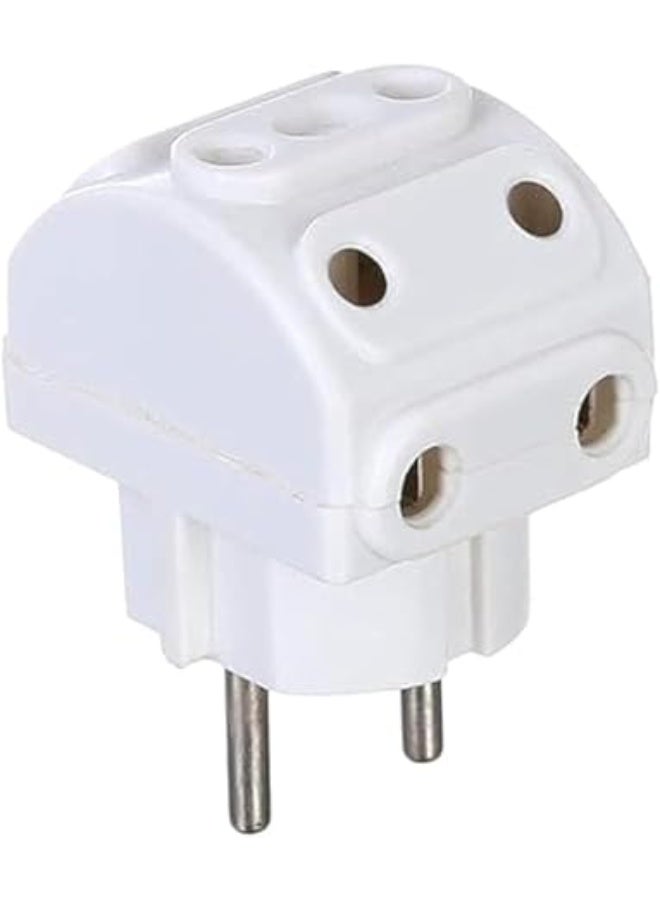5-outlet extension socket, white
