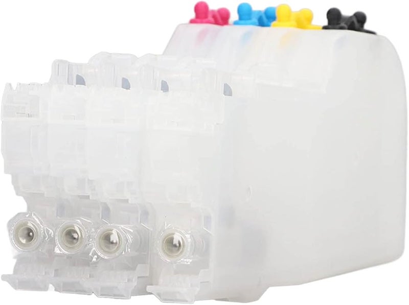 LC3029 مجموعة خراطيش الحبر 4 قطع أرجواني أزرق أصفر أسود تصميم مقاوم للتسرب شريحة ثابتة - Image 3