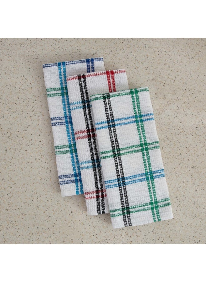 Home Box Matri X Waffle 3-Piece Kitchen Towel Set 45 X 70 Cm  - Image 5