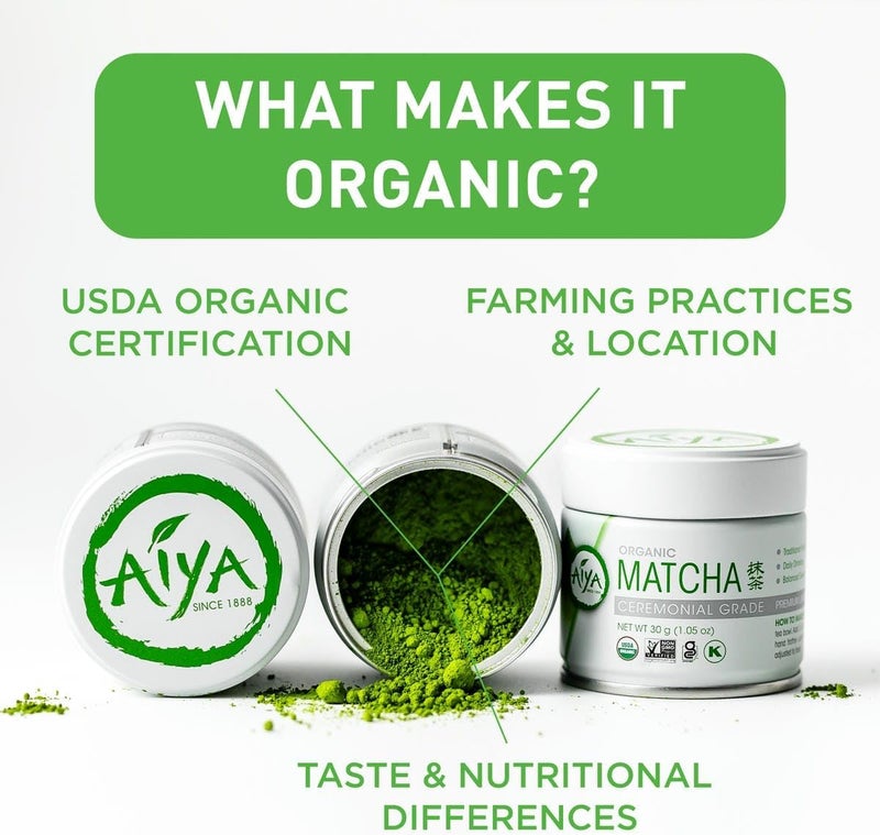 AIYA SINCE 1888 Aiya Organic Ceremonial Matcha Tea - 30g - Image 4