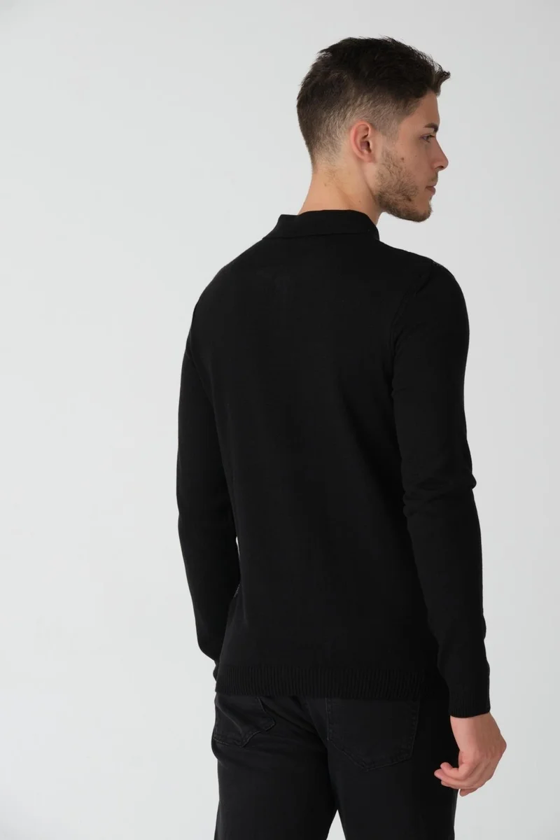 الكسندر جاردي Polo Neck Knitwear Sweater (E20-AGEZE)
