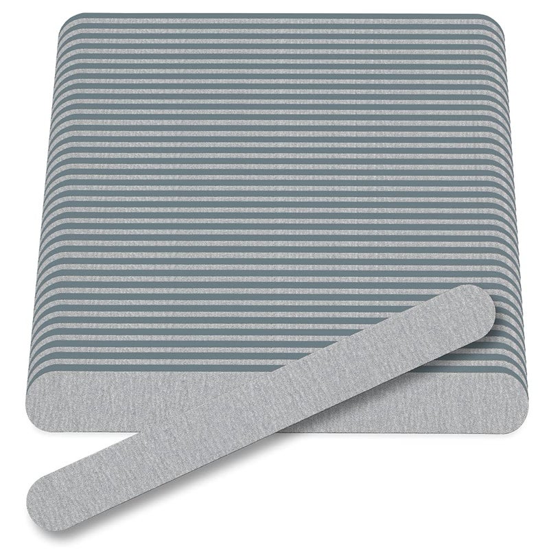 Flowery Flowery Disposable Nail File 180400 Grit Cushion Silver 