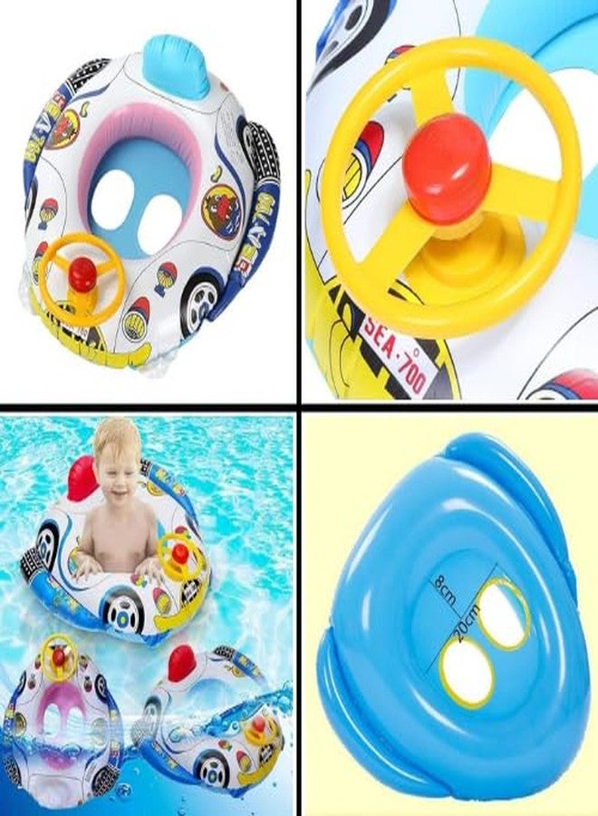 VEDHAK Swimming Tube for Kids Baby Safe Anti-flip Inflatable Floats for Kids Pool Tube Swimming Ring Baby Float (Multi Color) - Image 3