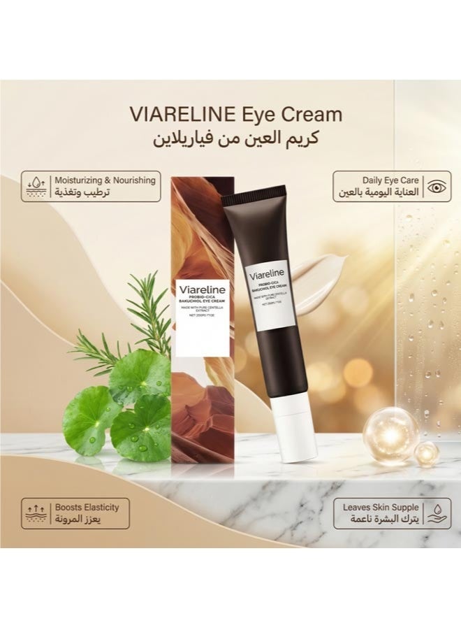 VIARELINE Eye Cream, Moisturizing & Nourishing, Daily Eye Care, Boosts Elasticity, Leaves Skin Supple - Image 1
