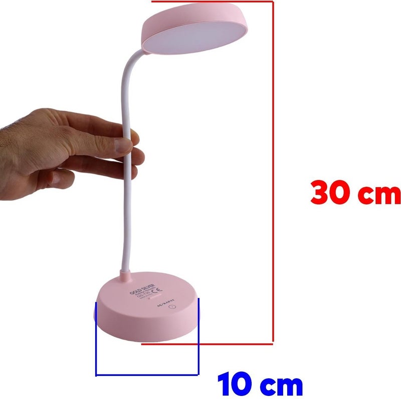 Rechargeable Acrobat Lamp 360° Table Top Lamp 3 Level Touch Operation Reading Light Night Light Soft Light