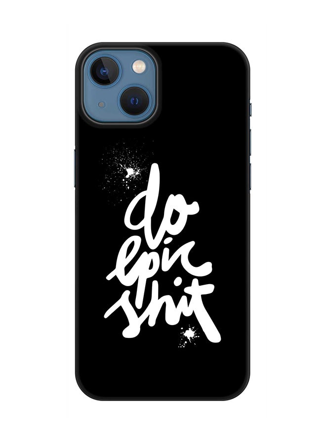 Case for Apple iPhone 14 Slim Snap Classic Series Mobile Cover Hard PC Shield Matte Finish Print - Epic