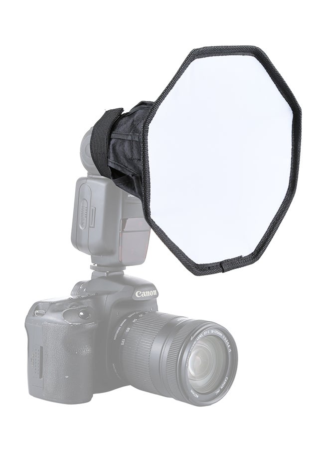 Loquat Foldable Flash Light Diffuser Softbox Black/White  - Image 4