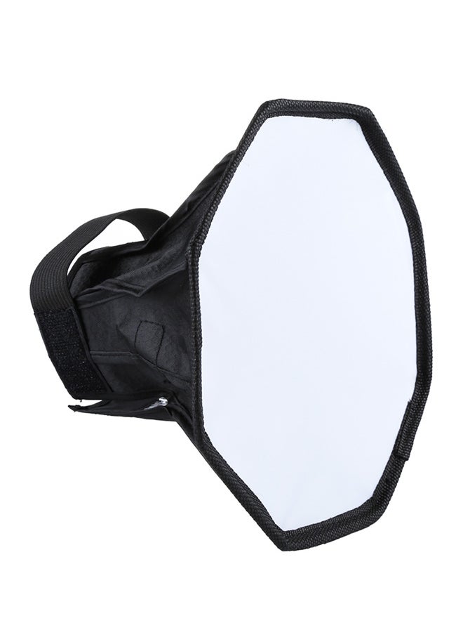 Loquat Foldable Flash Light Diffuser Softbox Black/White  - Image 1