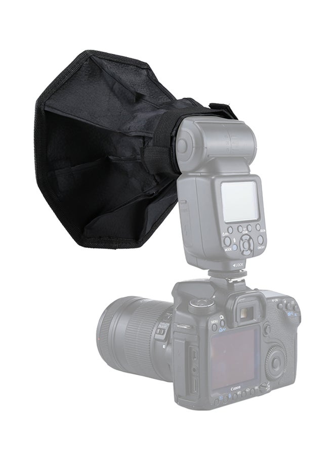 Loquat Foldable Flash Light Diffuser Softbox Black/White  - Image 5