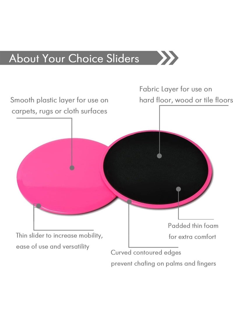 Core Slider Double-Sided Exercise Discs – Abdominal and Full Body Workout – Suitable for All Surfaces - Image 2