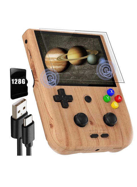 RG405V Retro Handheld Game Console, Unisoc Tiger T618 Android 12 System 4.0 Inch IPS Touch Screen Support 5G WiFi Bluetooth 5.0 with 128G TF Card 3172 Games 5500mAh Battery