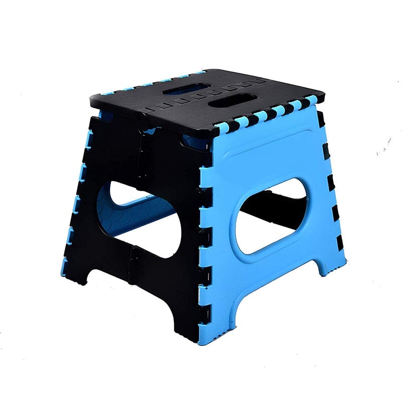 Elexiq 12 inch Super Strong Adjustable Portable Folding Step Stool for Adults and Kids Kitchen Stepping Stools Garden Step StoolHome Office NurseryTraveling Stepping StoolMulticolours - Image 1