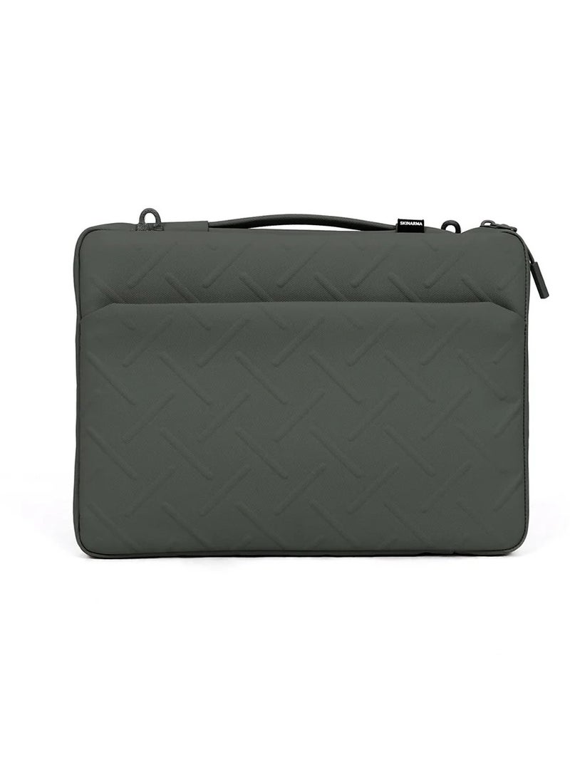 SKINARMA LAPTOP BAG JUNO (Fits up to 14.5 " MacBook)- DARK OLIVE GREEN - Image 1