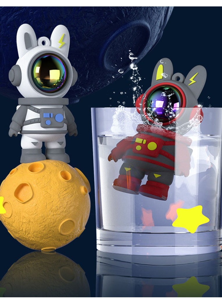Furtey 4 Packs of 128GB Rabbit Astronaut USB Flash Drive with Pendants and Type-C Adapters Thumb Size Small Size Waterproof For Student Child Office Gift  - Image 4