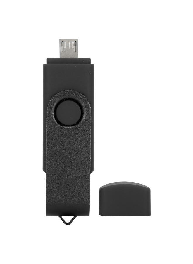 Thoraya CW10040 Candy USB Flash Drive MicroUSB+USB 2.0 Drive Memory Stick OTG U Disk USB Flash Drive Black 64GB  - Image 1