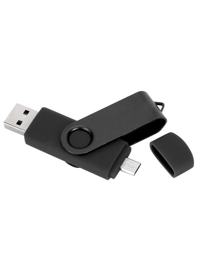 Thoraya CW10040 Candy USB Flash Drive MicroUSB+USB 2.0 Drive Memory Stick OTG U Disk USB Flash Drive Black 64GB  - Image 4