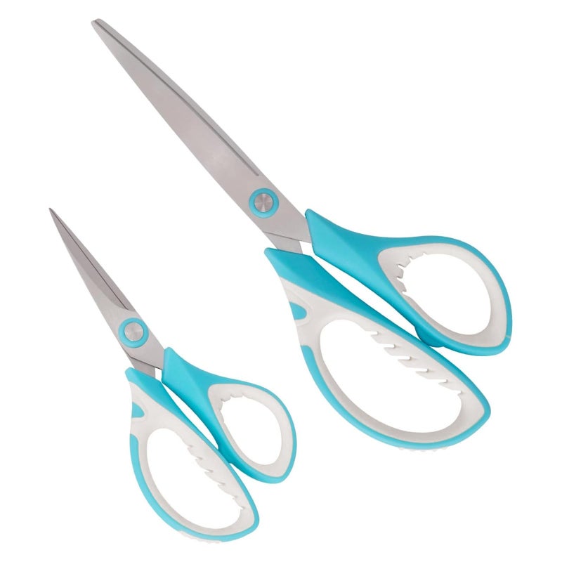 MANUFORE Professional Sewing Scissors Set: Big and Small Scissors, Rotary Cutter with 3pcs Extra Blades for Cutting Fabric - Image 3