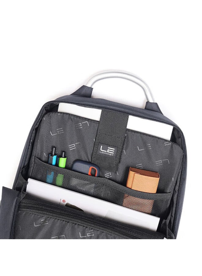 Lexon French Backpack, 14-inch Business Laptop Bag For Men, Water-resistant Backpack, Commuter Notebook Bag, Qixi Gift - Image 3