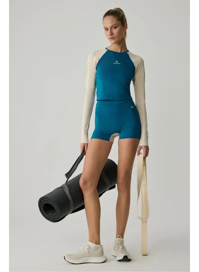 Urban Beat  PATTY Women's Petrol Blue/Ecru Bustier. for Women | Best Price UAE