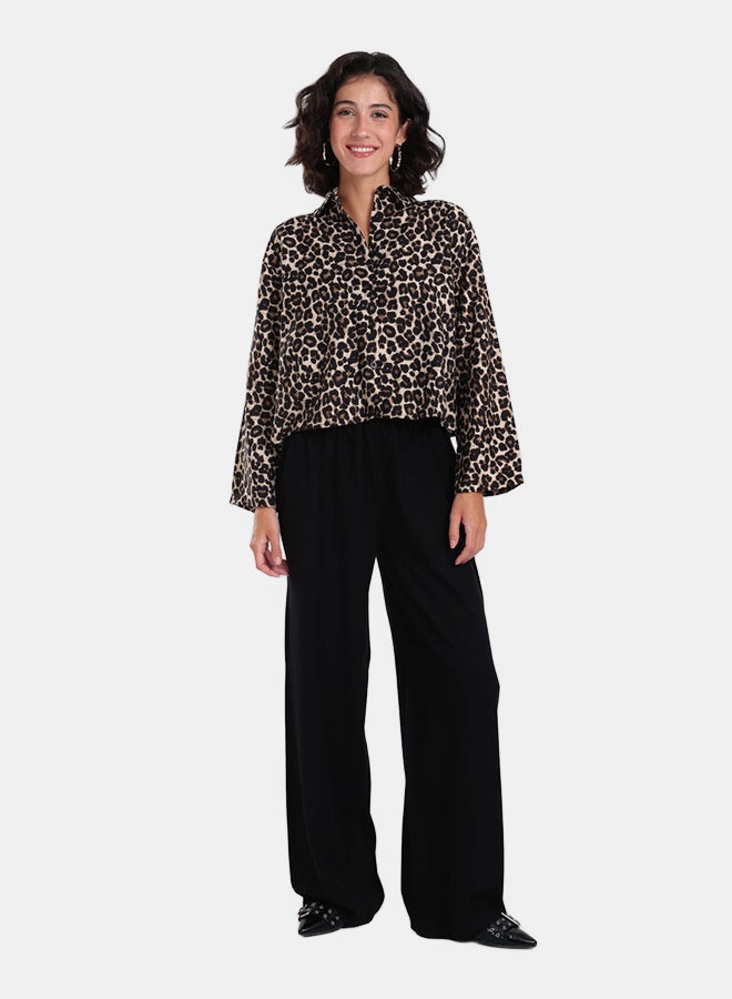 Clue Leopard Print Shirt - Image 5