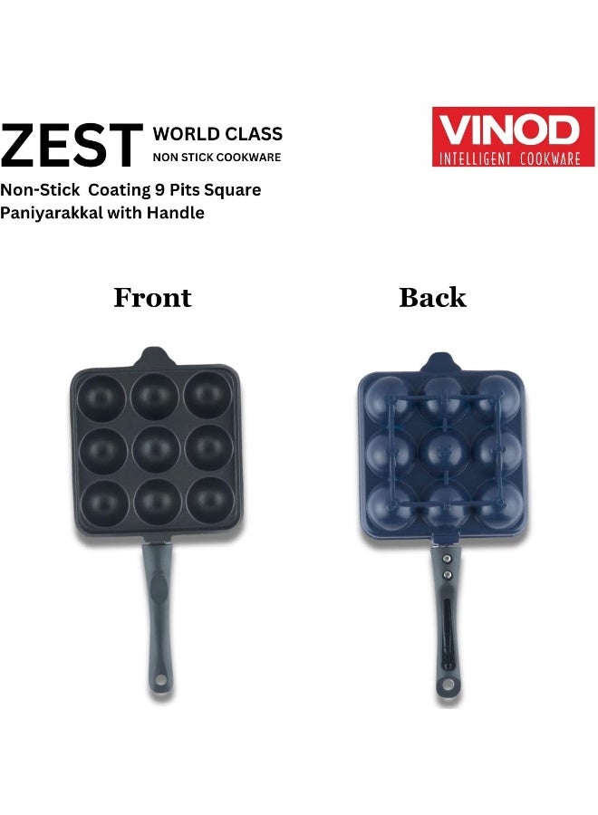 VINOD مقلاة فينو زست غير لاصقة مربعة لصنع البانيارام - Image 4