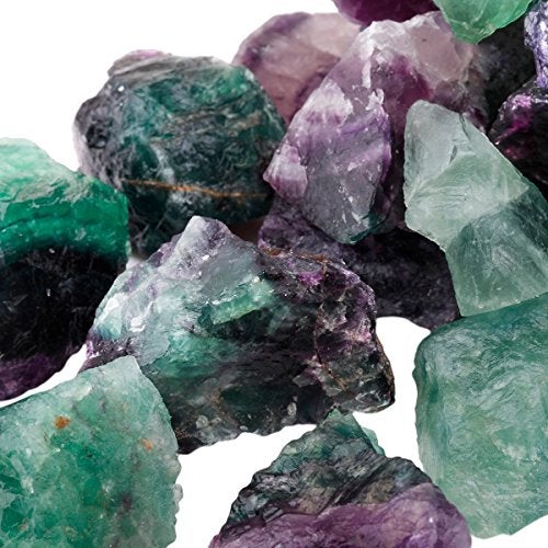 rockcloud 1 lb Natural Crystals Raw Rough Stones for Cabbing,Tumbling,Cutting,Lapidary,Polishing,Reiki Crytsal Healing,Fluorite - Image 4