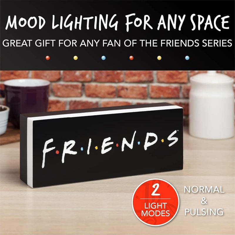 Paladone Friends Logo Light - Officially Licensed Friends TV Show - USB or Battery Powered Décor, Black and White - Image 4