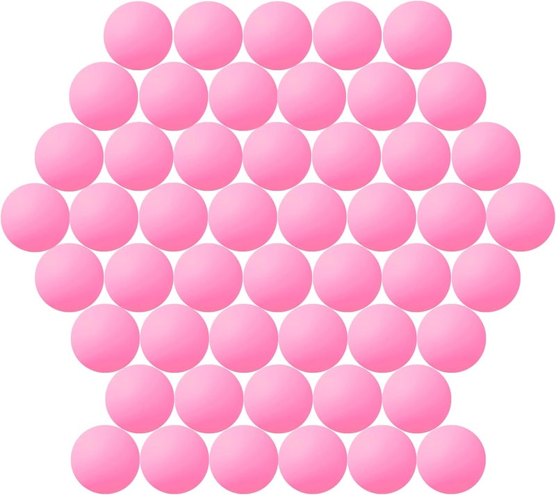 Jedulin 40MM Ping Pong Balls, 50 or 80 Pack Assorted Colored Plastic Balls for Beer Pong, Arts and Craft - Image 1