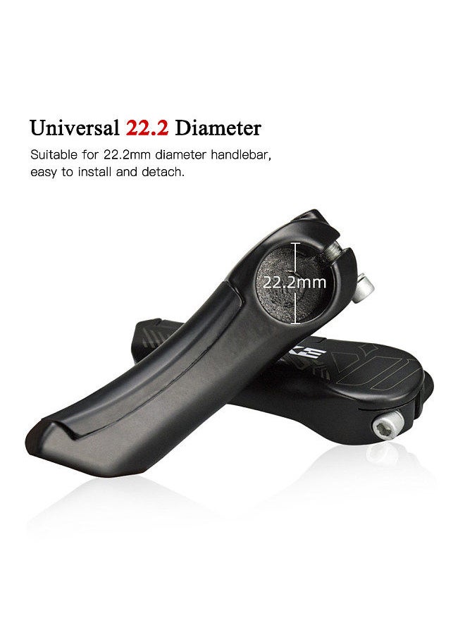 WAKE - 1 Pair Bike Bar Ends Bicycle Handlebar Horns On Bicycle Steering Wheel Handlebar Bar Bike Aluminum Alloy Bar Ends 22.2mm - Image 1