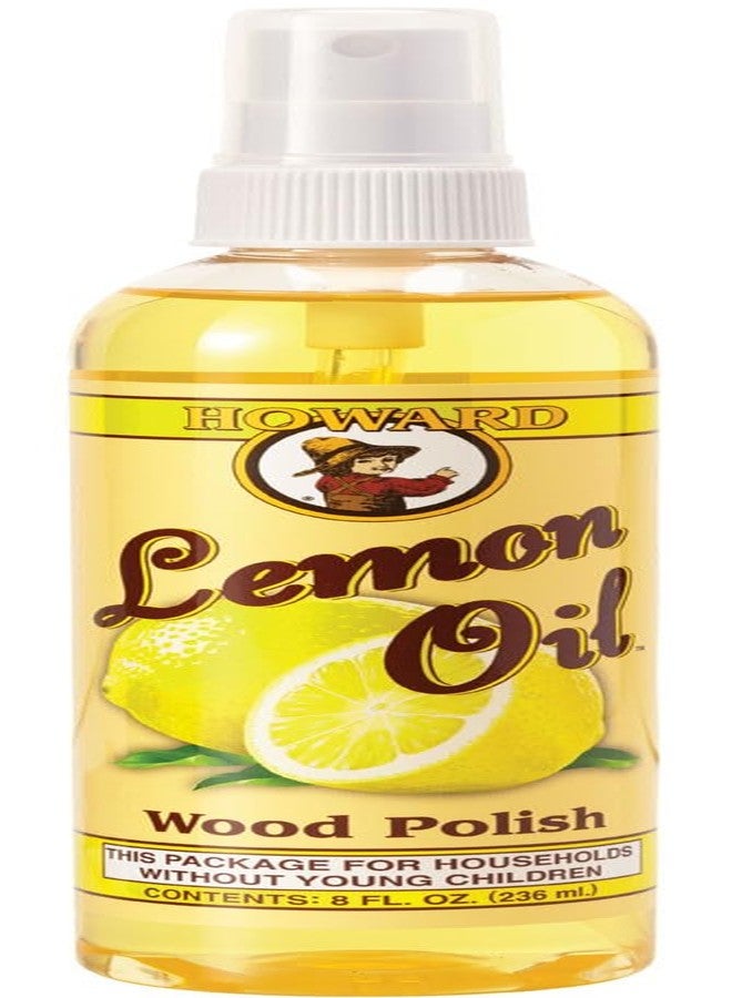 Howard LM0008 Lemon Oil Wood Polish, 8-Ounce - Image 1