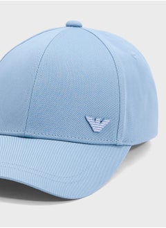 EMPORIO ARMANI Logo Beachwear Curved Peak Cap Cap  - Image 3
