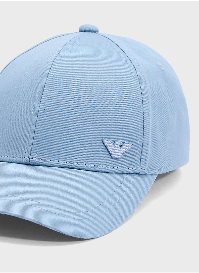 EMPORIO ARMANI Logo Beachwear Curved Peak Cap Cap  - Image 3
