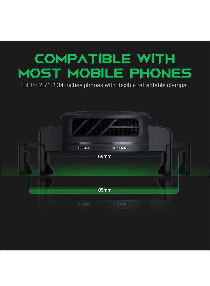 KASTWAVE Phone Cooler, Portable Cell Phone Cooling Fan, Lightweight Quiet Cellphone Radiator with Dual Semi-Conductor Cooling Chip for 2.71-3.34 inches for iPhone/Android Gaming - Image 5